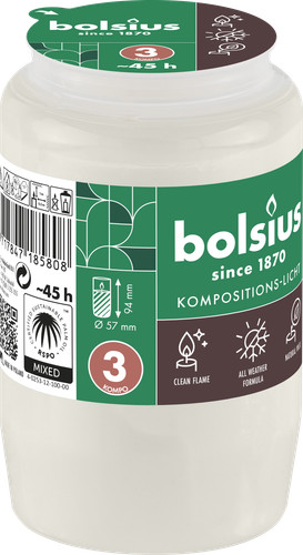 Candele tombali 3 bianche - tombali,