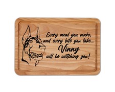 Tagliere in Legno Doberman