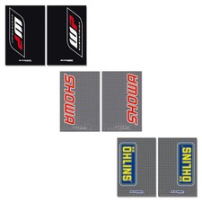 SET ADESIVI FORCELLA BLACKBIRD WP SHOWA OHLINS PER OFF ROAD MOTO CROSS ENDURO
