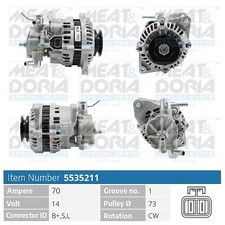 Generatore MEAT & DORIA per Suzuki Grand Vitara I FT GT 2.0 TD 4x4 ET TA