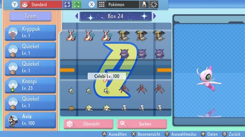 Shiny celebi 6iv 6dv lvl - celebi,