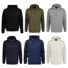 GANT Felpa con Cappuccio Uomo - REGULAR SHIELD HOODIE, Felpa con Cappuccio, Misto Cotone...