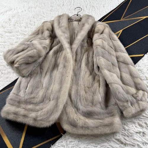 Saga cappotto visone - visone, zaffiro