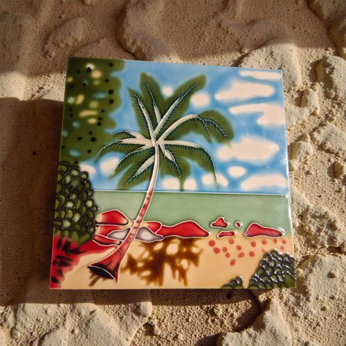 Piastrella ceramica arte