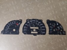 Fond de compteur Re-fabriquer Opel Calibra Vectra Astra C20XE Petite écrit Noir