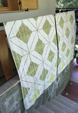 Coppia Tende optical anni ’70