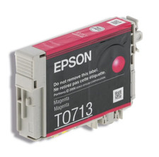 INCHIOSTRO CARTUCCIA EPSON (T0713 GHEPARDO) ORIGINALE COLORE MAGENTA