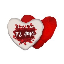 cuscino cuore scritta in