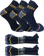 12 Paia calzini uomo da lavoro In Costa e plantare in Spugna | Unisex in Cotone