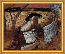 Woman with Leaflets Aleksandr