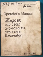Hitachi ZX230 ZX230LC ZX240H