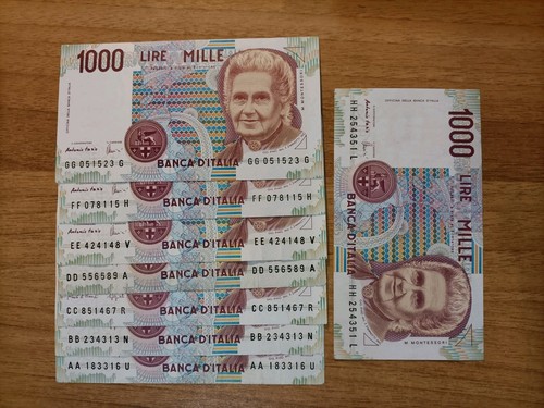 1000 lire maria - lire,