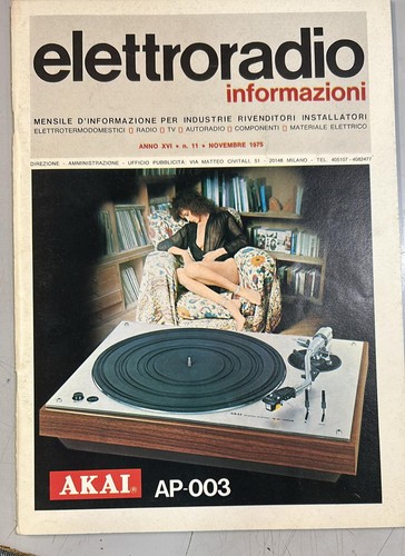 Elettroradio akai 003 - akai, ap-003