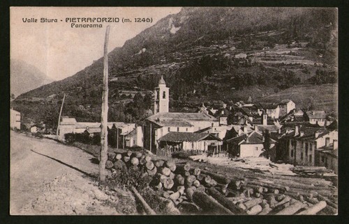 Pietraporzio valle - (cuneo),