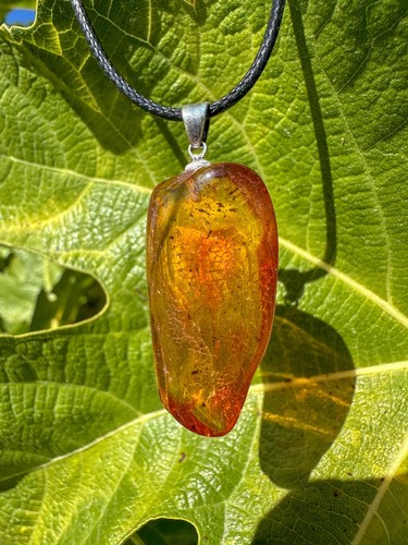 Ciondolo ambra naturale - , /