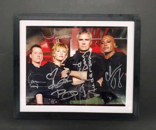 Cast firmato stargate 1 - cast, sg-1