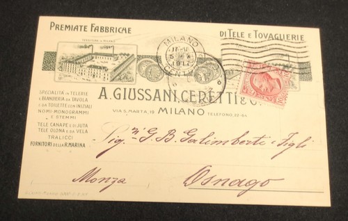 Cartolina giussani - cartolina,