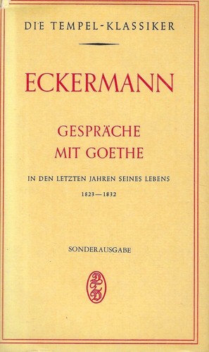 Gespräche mit goethe den - in,