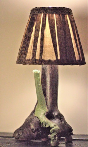 Lampada abatjour legno di - lampada,