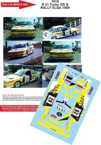 Decals ref 1010 renault - decals,