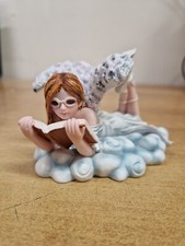 ANGELO ANGEL ENGEL FAIRY FEES ELFEN SDRAIATO CON OCCHIALI E LIBRO NO LES ALPES