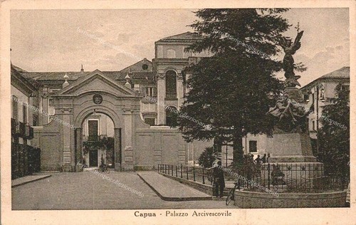 Eh224 cartolina capua palazzo - eh224, capua,