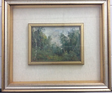 CARLO CASANOVA (1871-1950) OLIO SU TAVOLETTA CM. 18 X 13 INCORNICIATO CON VETRO