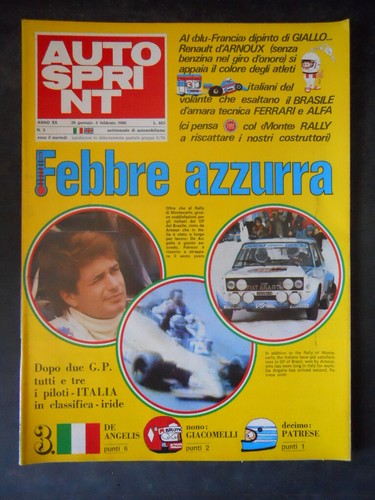 Autosprint 1980 elio - 1980, de