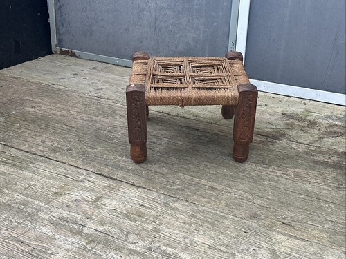 Sgabello puff teak - puff,