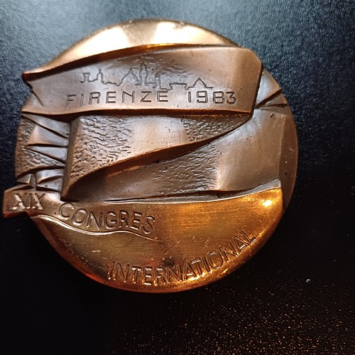 Medaglia italiana bronzo - medaglia, in