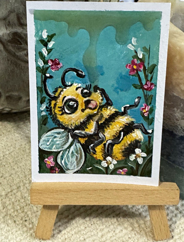 Aceo quadro originale - quadro,