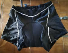 X-Tiger Mens  Black Cycling Shorts Pants Gel Padded Protection Anti Slip Medium