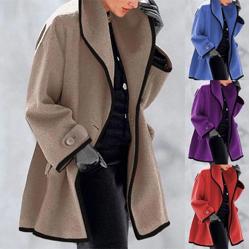 Cappotto donna ampio con