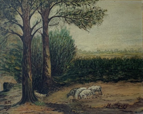 Quadro olio meurs - quadro, h.