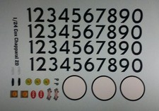 Set decalcomanie 2D Repro 1/24