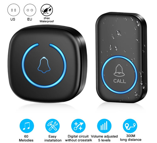 Campanello wireless senza - wireless, fili