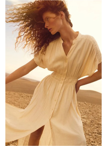 Abito camicia rustica zara - abito,