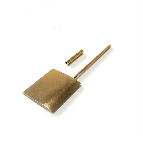 Timone rettangolare ottone
