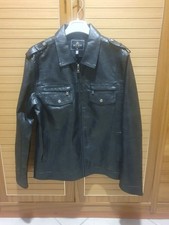 Giubbino in pelle nero