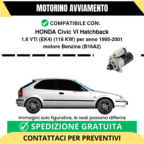 Motorino avviamento honda - motorino,