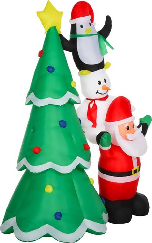 Babbo natale gonfiabile - babbo,