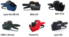 Kit etichettatrice pistola prezzo con etichette dei prezzi e macchina inchiostro di ricambio Puma Lynx Uno Sky