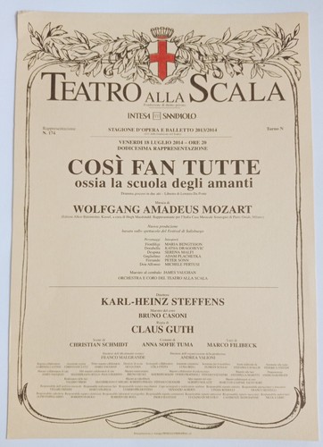 Locandina teatro alla scala - locandina,