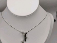 Collana Trilogy  oro bianco 18 Kt Impreziosita con altri 13 Diamanti più piccoli