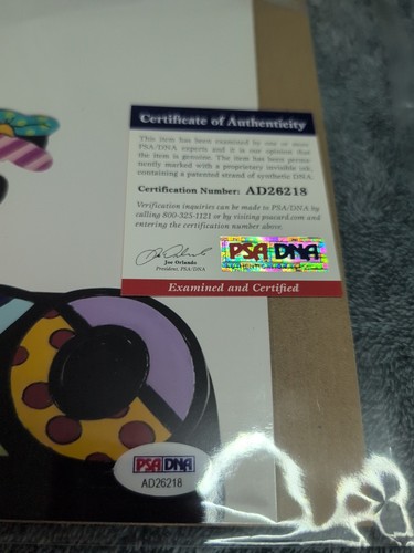 Romero britto stampa firmata - stampa,