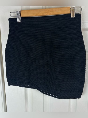Minigonna zara all - zara, all'uncinetto