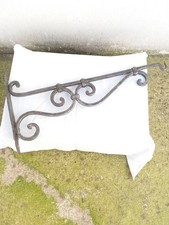 MENSOLA DA MURO DELL'800 IN FERRO BATTUTO PER LAMPADA O ALTRO