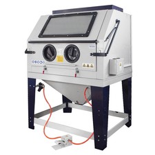 Sabbiatrice con aspiratore e