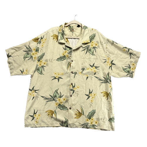 Camicia hawaiana gialla eagle - camicia,