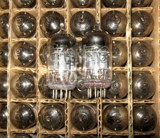 Tubo triodo doppio Voskhod 4 pezzi 6N1P ~6DJ8 6922 stessa data codice 04-1974 URSS NOS